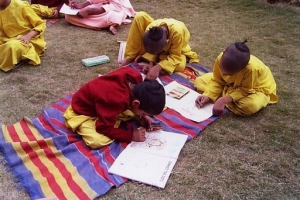 studying